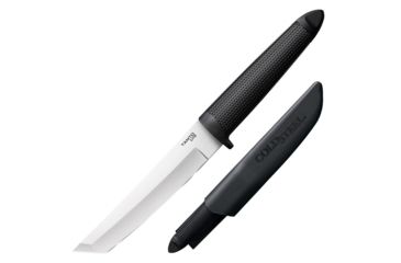 Image of Cold Steel Tanto Lite Fixed Blade Knife, 6in, German 4116 Stainless Cryo Quenched Blade, Black Polypropylene Kray-Ex Handle, CS-20TL