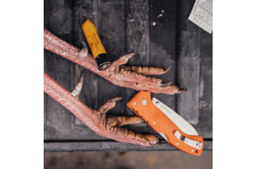 Image of Cold Steel Ultimate Hunter, 3.5in Blade Length, American S35VN Steel Knife, Orange, CS-30URY