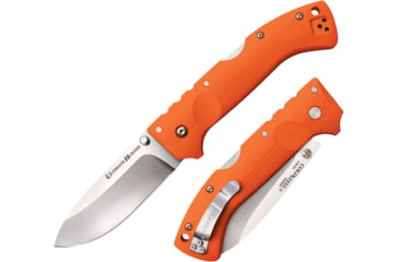 Image of Cold Steel Ultimate Hunter, 3.5in Blade Length, American S35VN Steel Knife, Orange, CS-30URY
