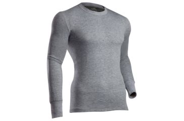 Image of Coldpruf Platinum II Crew Long Sleeve Shirt, Black, Large, 75ABKLG