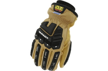 Image of Mechanix Wear Coldwork Waterproof Leather M-Pact Driver F9-360 Gloves - Men's, Tan/Black, Medium, LDMP-XW75-009