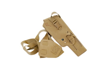 Image of Cole-Tac Varmint Wrangler WML Chest Holster Right Hand, Coyote Brown, VW112
