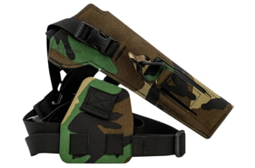 Image of Cole-Tac Varmint Wrangler Chest Holster Left Hand, M81 Woodland, VW206