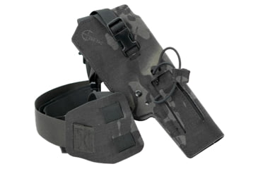Image of Cole-Tac Varmint Wrangler WML Chest Holster Left Hand, MultiCam Black, VW215