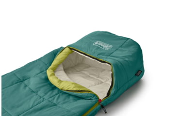 Image of Coleman Big Bay Contoured Sleeping Bag, 40F, Big/Tall, Green, CM1010410015-4