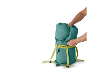 Image of Coleman Big Bay Contoured Sleeping Bag, 40F, Big/Tall, Green, CM1010410015-4