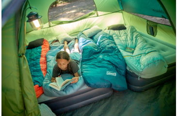 Image of Coleman Big Bay Mummy Sleeping Bag, 20F, Moss, CM1010410015-5