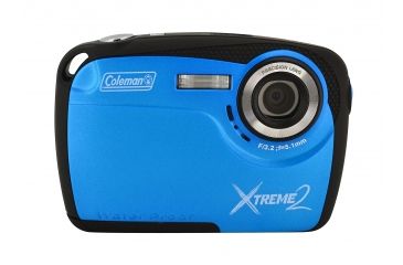 Image of Coleman Xtreme2 16.0 MP / HD Underwater Digital &amp; Video Camera, Waterproof to 10 ft, Blue C12WP-BL