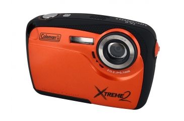 Image of Coleman Xtreme2 16.0 MP / HD Underwater Digital &amp; Video Camera, Waterproof to 10 ft, Orange C12WP-O