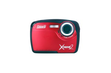 Image of Coleman Xtreme2 16.0 MP / HD Underwater Digital &amp; Video Camera, Waterproof to 10 ft, Red C12WP-R