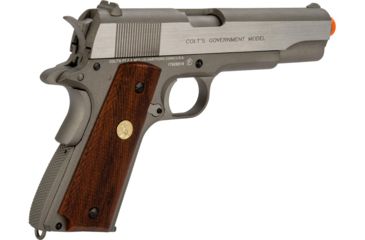 Image of Colt Licensed 1911 MKIV Series 70 Full Metal CO2 Blowback Pistol, Classic, Stainless, Small, 180529