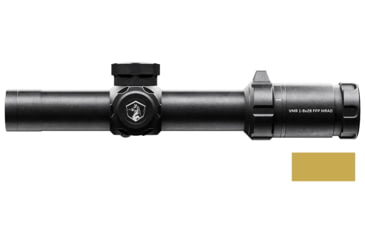 Image of Colt Optics 1-8x28mm 34mm Rifle Scope, First Focal Plane, Colt HXT-28 MRAD Reticle, Coyote Tan, V108-102