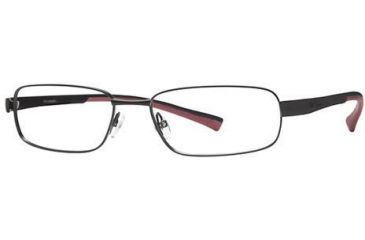 Image of Columbia Big Bend Eyeglass Frames - Frame Shiny Black/Black-Red, Size 58/18mm CBBIGBEND01