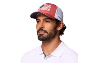 Image of Columbia Mesh Tree Flag Ball Cap