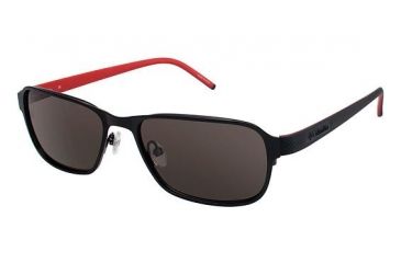 Image of Columbia DILLON Progressive Prescription Eyeglasses - Frame MATTE BLACK/BLACK, Lens Color Smoke, Size 57/18mm CBDILLON01