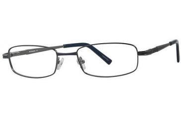Image of Columbia Palomar Single Vision Prescription Eyeglasses - Frame Navy/Gunmetal, Size 53/19mm CBPALOMAR01