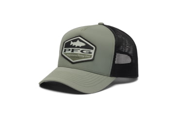 Image of Columbia PFG Big Haul Snapback Ball Cap, Cypress/Black/Big Rig Bass, O/S, 2121331-316-O/S