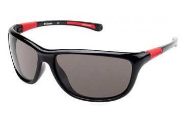 Image of Columbia RIGA Single Vision Prescription Sunglasses CBRIGA01 - Frame Color Black / Red