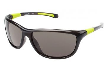 Image of Columbia RIGA Single Vision Prescription Sunglasses CBRIGA02 - Frame Color Translucent Grey/Chartreuse