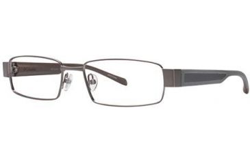 Image of Columbia Sitka Eyeglass Frames - Frame Semi Matte Brown Grey/Orange, Size 55/16mm CBSITKA03