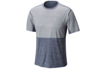 Image of Columbia Solar Chill Short Sleeve Shirt - Mens, Carbon, M 1786351469M