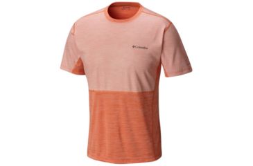 Image of Columbia Solar Chill Short Sleeve Shirt - Mens, Heatwave, M 1786351805M