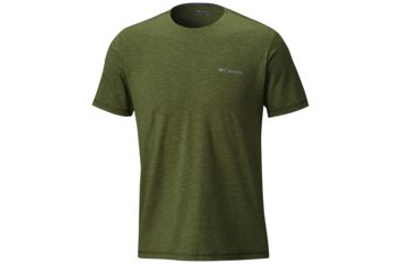Image of Columbia Tech Trail Short Sleeve Crew - Mens, Mosstone, S, 1803741302S