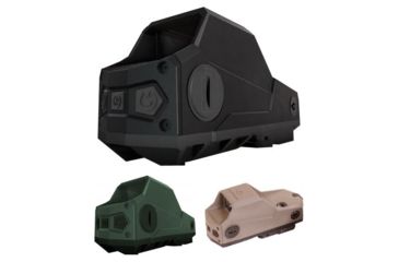 Image of Command Arms Accessories Hartman Red Dot Sight, B Type Reticle, 1 Locking Lever, Black, Green, Tan