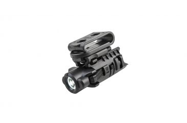 Image of Command Arms Accessories Micro Roni Modular Flashlight Adapter with Flashlight, Black MLA-FL