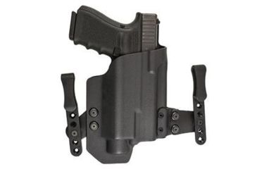 Image of Comp-Tac CTAC IWB Concealed Carry Holster, Glock 9/40/357 Slide, Right Hand, Black Kydex, 739189103904
