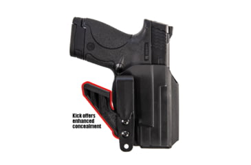 Image of Comp-Tac C756GL297RBKN EV2 Appendix Carry Black Kydex IWB Glock 26 Gen5 Right Ha
