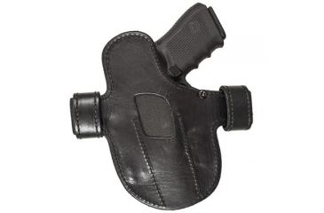 Image of Comp-Tac Gladiator Outside The Waistband Concealed Carry Hybrid Holster, Browning Hi-Power 9mm, Right Hand, Black 739189106554