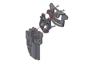 Image of Comp-Tac International OWB Holster, Kel-Tec PMR-30, Left, Black, C241KT095LBKN