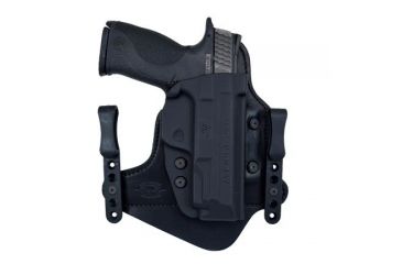 Image of Comp-Tac Neutral Cant Inside The Waistband Appendix Carry Leather Holster, Sig P320/250 Compact, Right Hand, Black 739189108473