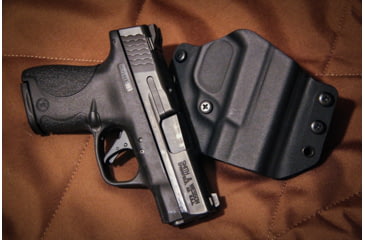 Image of Comp-Tac OWB Concealed Kydex Warrior Holster,SW MP Shield 9mm .40,Left Hand, Black, 739189126705