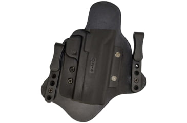 Image of Comp-Tac QH IWB Hybrid Holster- Modular Fit, Q2 - Size 2 - HK VP40, P30/SK, USP, Glock 45, XD/M, Sig 226, 320, Black, C574QH002N00N