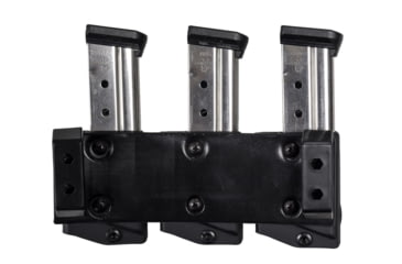 Image of Comp-Tac Tri-Mag Pouch, Slick, Size 11 - Sig Sauer P365, P226 9/40, Springfield XD 9/40, Walther PPQ 9/40, Left Side Carry/Right Hand Shooter, Black, Mag Size 11, C62511SL0LBKN