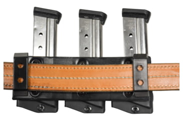 Image of Comp-Tac Tri-Mag Pouch, Slick, Size 11 - Sig Sauer P365, P226 9/40, Springfield XD 9/40, Walther PPQ 9/40, Left Side Carry/Right Hand Shooter, Black, Mag Size 11, C62511SL0LBKN