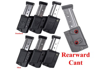 Image of Comp-Tac Tri-Mag Pouch, Slick, Size 11 - Sig Sauer P365, P226 9/40, Springfield XD 9/40, Walther PPQ 9/40, Left Side Carry/Right Hand Shooter, Black, Mag Size 11, C62511SL0LBKN
