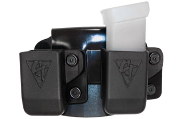 Image of CompTac Twin Paddle Mag OWB Kydex , Black , Left, Glock .45 Double Stack, C62405000LBKN