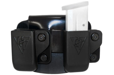 Image of CompTac Twin Paddle Mag OWB Kydex , Black , Left, M&amp;P Shield 9mm/40, C62419000LBKN