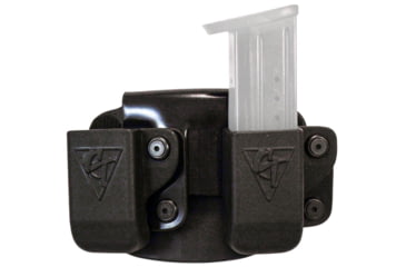 Image of CompTac Twin Paddle Mag OWB Kydex , Black , Left, Sig 229 .40, 320 9/40, M&amp;P 9/40, C62412000LBKN