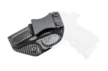 Image of Rounded IWB KYDEX Holster, Bersa Thunder .380/22 LR, Left Hand, Carbon Fiber, BSA-THNDR38022-CF-LH-VAR