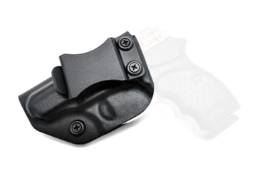 Image of Rounded IWB KYDEX Holster, Bersa Thunder .380 CC, Left Hand, Black, BSA-THNDR380CC-BK-LH-VAR