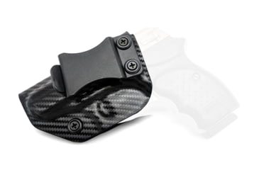 Image of Rounded IWB KYDEX Holster, Bersa Thunder .380 CC, Left Hand, Carbon Fiber, BSA-THNDR380CC-CF-LH-VAR