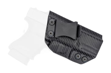 Image of Rounded IWB KYDEX Holster, Glock 30S, Right Hand, Carbon Fiber, GLK-30S-CF-RH-VAR