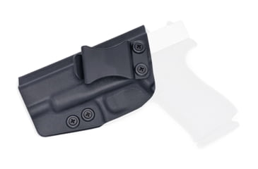 Image of Rounded IWB KYDEX Holster, Glock 48, Left Hand, Black, GLK-G48-BK-LH-VAR