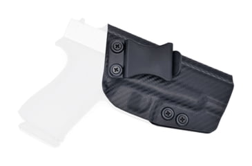 Image of Rounded IWB KYDEX Holster, Glock 48, Right Hand, Carbon Fiber, GLK-G48-CF-RH-VAR