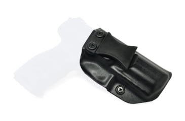 Image of Rounded IWB KYDEX Holster, Heckler &amp; Koch P30SK, Right Hand, Black, HKH-P30SK-BK-RH-VAR