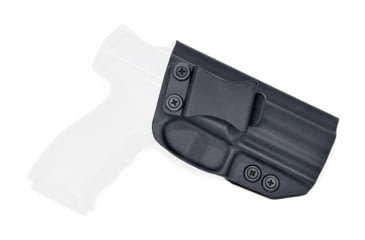 Image of Rounded IWB KYDEX Holster, Heckler &amp; Koch VP9, Right Hand, Black, HKH-VP9-BK-RH-VAR